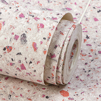 Vivolux | Pastel gekleurde terrazzo look behang waterproof industrieel slaapkamer wandbedekking