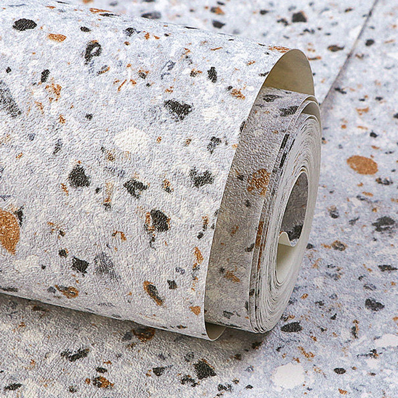 Vivolux | Pastel gekleurde terrazzo look behang waterproof industrieel slaapkamer wandbedekking