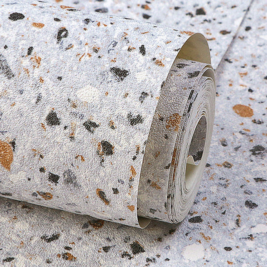 Vivolux | Pastel gekleurde terrazzo look behang waterproof industrieel slaapkamer wandbedekking