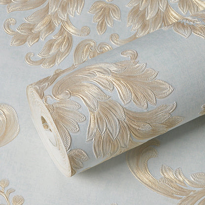 Vivolux | Europese bloemenbehangrol voor de woonkamer 54,2 vierkante voet wandbekleding in zachte kleur