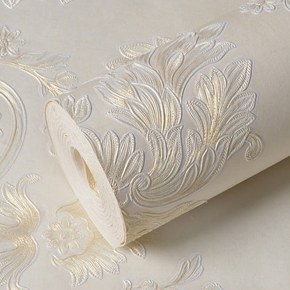 Vivolux | Europese bloemenbehangrol voor de woonkamer 54,2 vierkante voet wandbekleding in zachte kleur