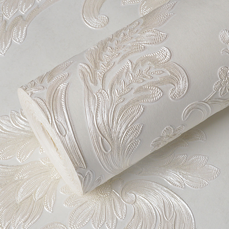 Vivolux | Europese bloemenbehangrol voor de woonkamer 54,2 vierkante voet wandbekleding in zachte kleur