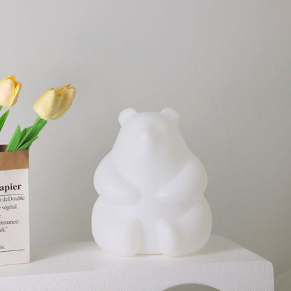 Vivolux | Zeitgenössische kreative Bären-PE-LED-Tischlampe für das Wohnzimmer