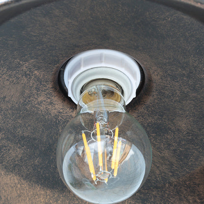 Vivolux | Noctura Classic Wandlampe | Vintage Design | Eisenrahmen mit Rundem Glasschirm | 1-Licht Esszimmerbeleuchtung