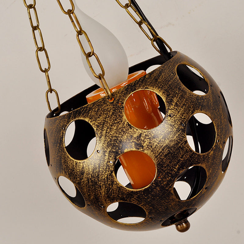 Vivolux | Kandelaar Wand Sconces Licht Vintage Retro Metaal 1 Licht Hanglamp Suspender Wandlamp in Oud Messing