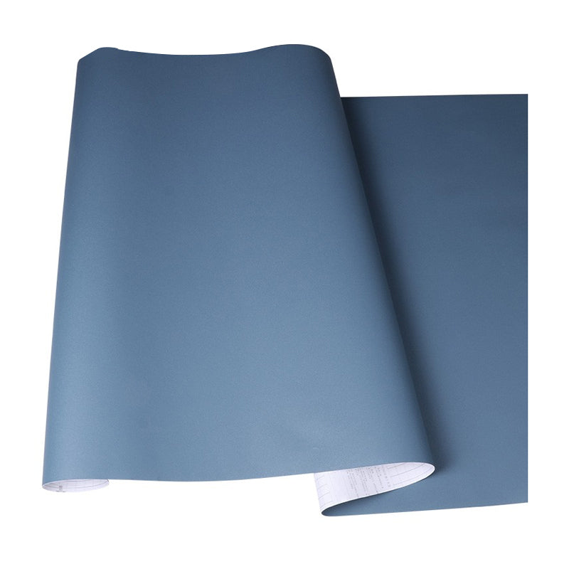 Vivolux | Stick On Nordic Effen Behang Grijs-Blauw Makkelijk Peel Off Wandbekleding in Grijs-Blauw