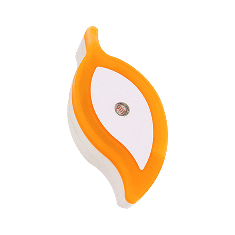 Vivolux | Plastic Leaf Mini Wandverlichting Ideeën Cartoon Groen/Roze/Wit Insteek LED Nachtlamp voor Kinderkamer