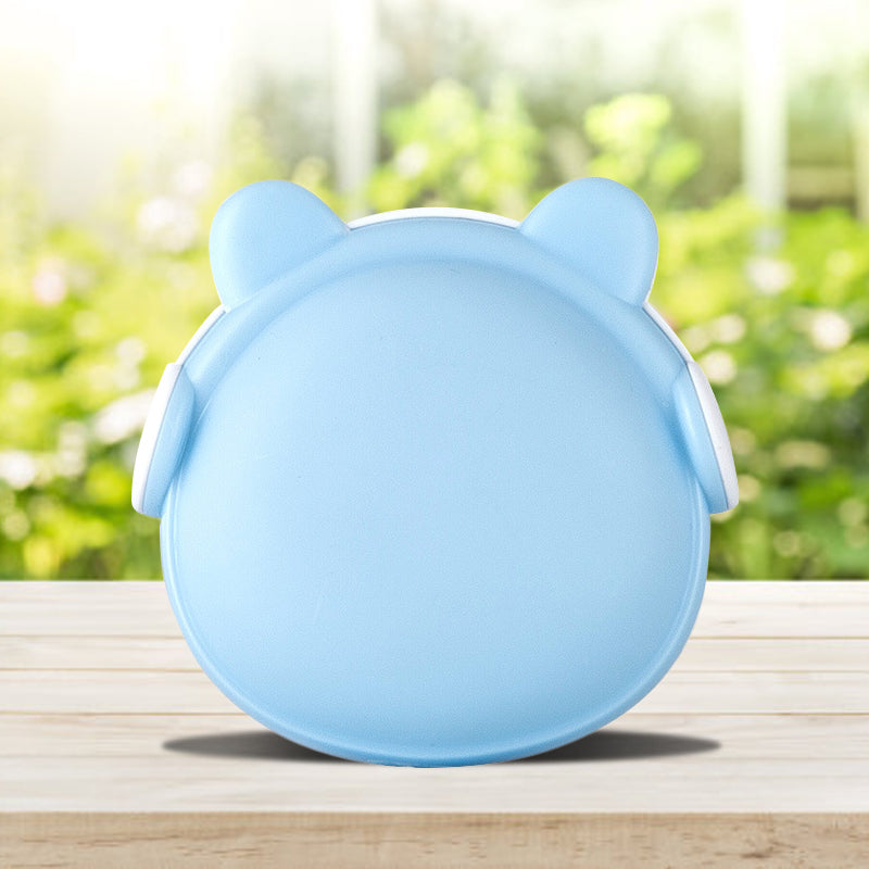 Vivolux | Plastic Bear Wand Nachtlicht Cartoon Pink/Blau/Weiß Plug-in LED Nachtbeleuchtung mit Lichtsensor