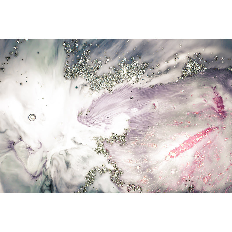 Vivolux | Modernistische Abstracte Behang Mozaïek Paarse Woonkamer Wanddecoratie, Op Maat Gemaakt