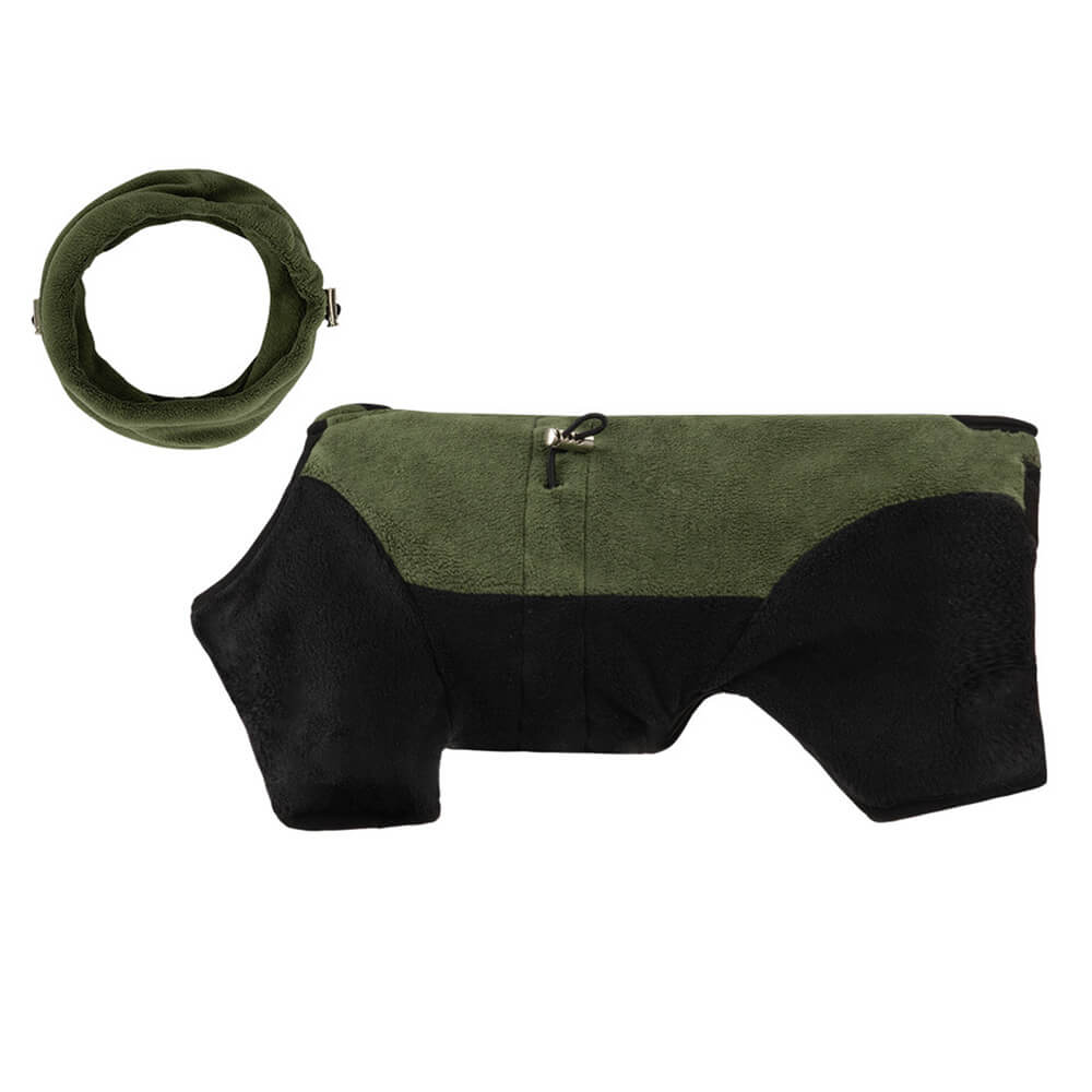 Vivolux | Vollständiger Schutz Polar Fleece Hund Overall mit abnehmbarem Kragen