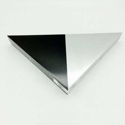 Vivolux | TriLumina Prisma LED Wandleuchte | Kreatives Pyramidendesign | Aluminium & Acryl | Farbige Lichtoptionen