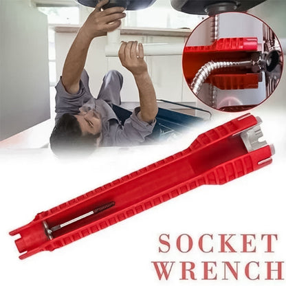 Vivolux | 8-in-1 Waschbecken Multi-Wasserrohrschlüssel