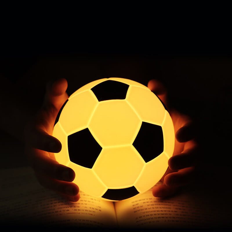 Vivolux | Kreative Fußball Silikon LED Nachtlicht USB Lade Tischlampe