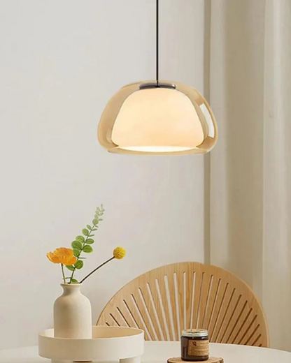 Vivolux | Elegante Lampe in Form einer Glaskuppel mit Kristallakzent