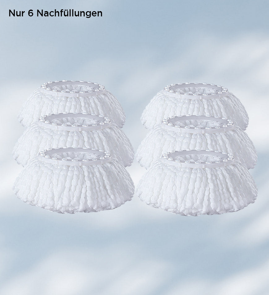 Vivolux | 360° Drehbarer Wischmopp- und Eimer-Set mit Auswringsystem F63