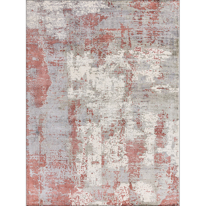 Vivolux | Groene en Roze Moderne Tapijt Polyester Abstract Tapijt Wasbaar Antislip Ondergrond Vloerkleed voor Woonkamer