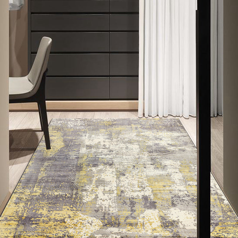 Vivolux | Groene en Roze Moderne Tapijt Polyester Abstract Tapijt Wasbaar Antislip Ondergrond Vloerkleed voor Woonkamer