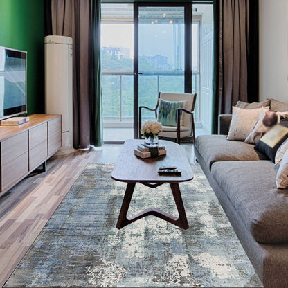 Vivolux | Groene en Roze Moderne Tapijt Polyester Abstract Tapijt Wasbaar Antislip Ondergrond Vloerkleed voor Woonkamer