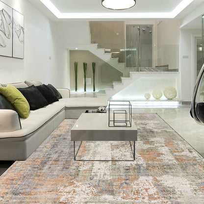 Vivolux | Groene en Roze Moderne Tapijt Polyester Abstract Tapijt Wasbaar Antislip Ondergrond Vloerkleed voor Woonkamer