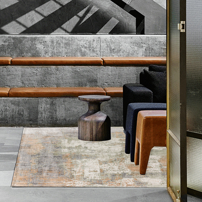 Vivolux | Groene en Roze Moderne Tapijt Polyester Abstract Tapijt Wasbaar Antislip Ondergrond Vloerkleed voor Woonkamer