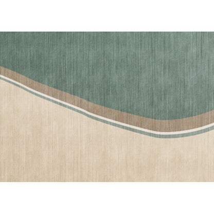 Vivolux | Kleurrand Tapijt Novelty Kleurblokpatroon Gebiedtapijt Polyester Wasbaar Antislip Tapijt