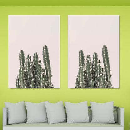 Vivolux | Tropische Plant Canvas Wandkunst Zachte Kleur Multi-Piece Wanddecoratie voor de Woonkamer