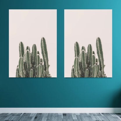 Vivolux | Tropische Plant Canvas Wandkunst Zachte Kleur Multi-Piece Wanddecoratie voor de Woonkamer