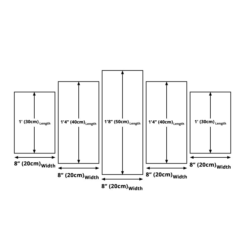 Vivolux | Moderne Zen-Stil Wandkunst Dekor Grüner Bambus- und Kieselstein-Leinwanddruck für Teestube