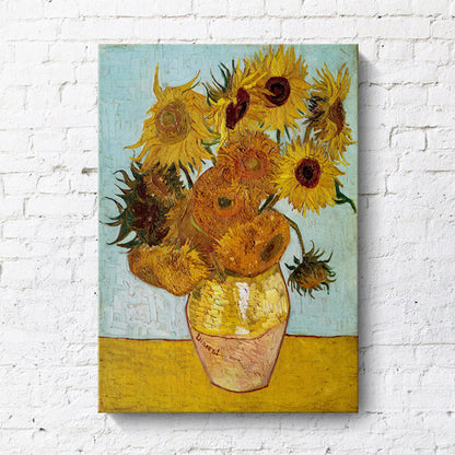 Vivolux | Klassieke Stilleven Bloem Schilderij Pastel Kleur Geweven Canvas Muur Kunst voor Thuis