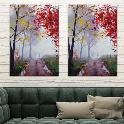 Vivolux | Scenery Schilderij Wanddecor Modern Stijl Textuurdoek Kunstafdruk voor Woonkamer