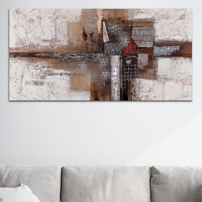 Vivolux | Textured Surface Abstract Wall Art Contemporary Canvas Painting for Home Decor