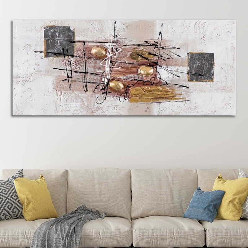 Vivolux | Textured Surface Abstract Wall Art Contemporary Canvas Painting for Home Decor