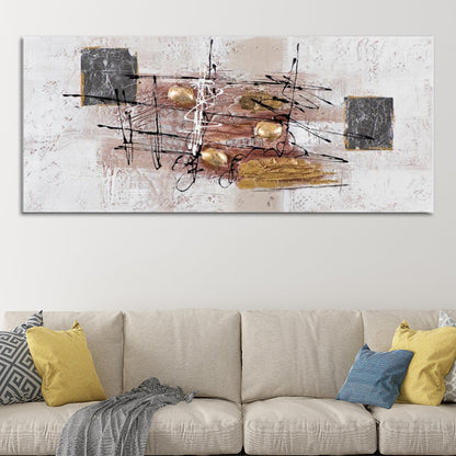 Vivolux | Textured Surface Abstract Wall Art Contemporary Canvas Painting for Home Decor