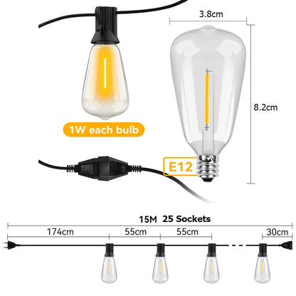 Vivolux | Wetterfeste LED Lichterkette