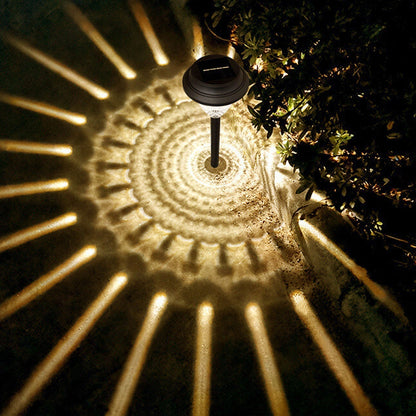 Vivolux | Solar wasserdicht kreisförmig divergente Licht Schatten Design LED Außen Garten Dekorationslicht