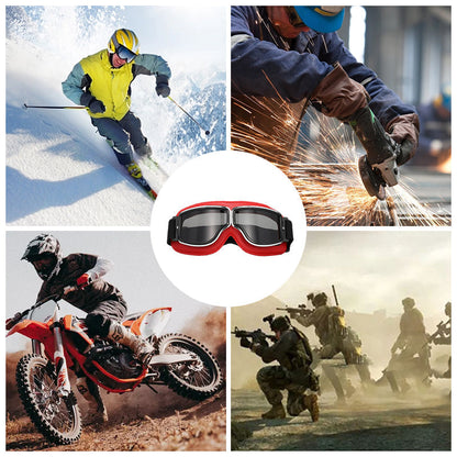 Vintage-Motorradbrille