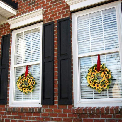 Vivolux | 16'' Goldene Künstliche Sonnenblumenkranz