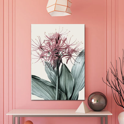 Vivolux | Stillleben Blumen Gemälde Leinwanddruck Moderne Texturierte Wandkunst für das Mädchenzimmer