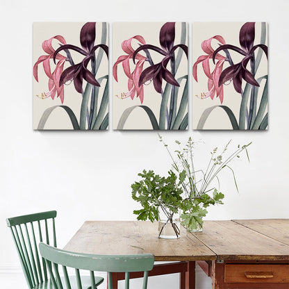 Vivolux | Stillleben Blumen Gemälde Leinwanddruck Moderne Texturierte Wandkunst für das Mädchenzimmer