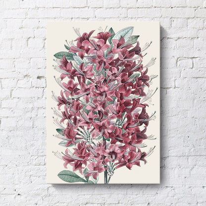 Vivolux | Stillleben Blumen Gemälde Leinwanddruck Moderne Texturierte Wandkunst für das Mädchenzimmer