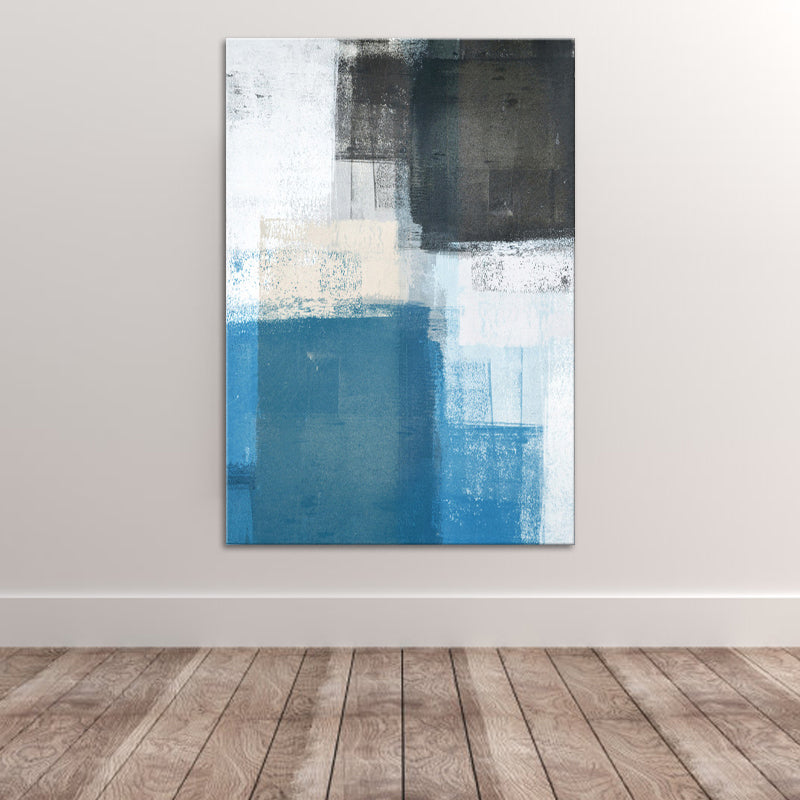 Vivolux | Farbblock Ölmalerei Leinwanddruck Modernismus Strukturiertes Wandkunst Dekor für Wohnzimmer