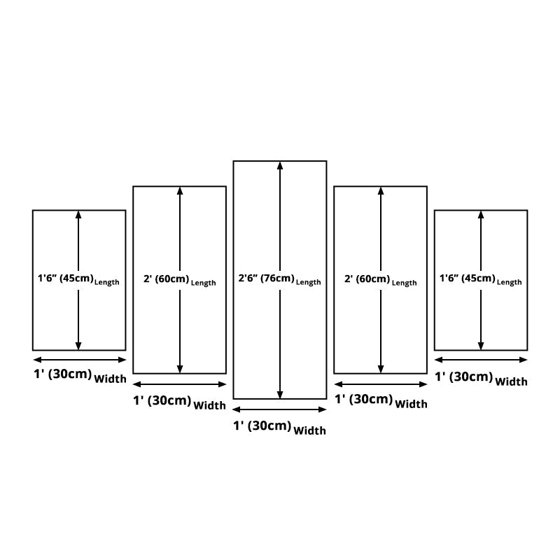 Vivolux | Lila Avondgloren Canvas Kunst Berg Skyline Uitzicht Moderne Multi-Stuk Muur Decor