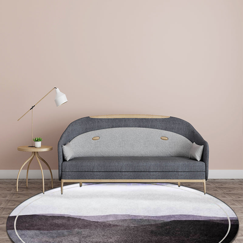 Vivolux | Groen en Grijs Oriëntaals Tapijt Polyester Berg Ombre Patroon Tapijt Wasbaar Antislip Achtergrond Vloerkleed voor Woonkamer