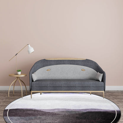 Vivolux | Groen en Grijs Oriëntaals Tapijt Polyester Berg Ombre Patroon Tapijt Wasbaar Antislip Achtergrond Vloerkleed voor Woonkamer