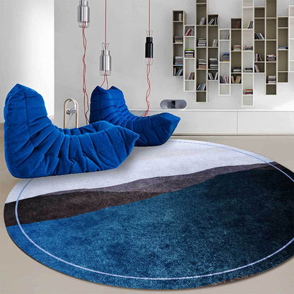 Vivolux | Groen en Grijs Oriëntaals Tapijt Polyester Berg Ombre Patroon Tapijt Wasbaar Antislip Achtergrond Vloerkleed voor Woonkamer