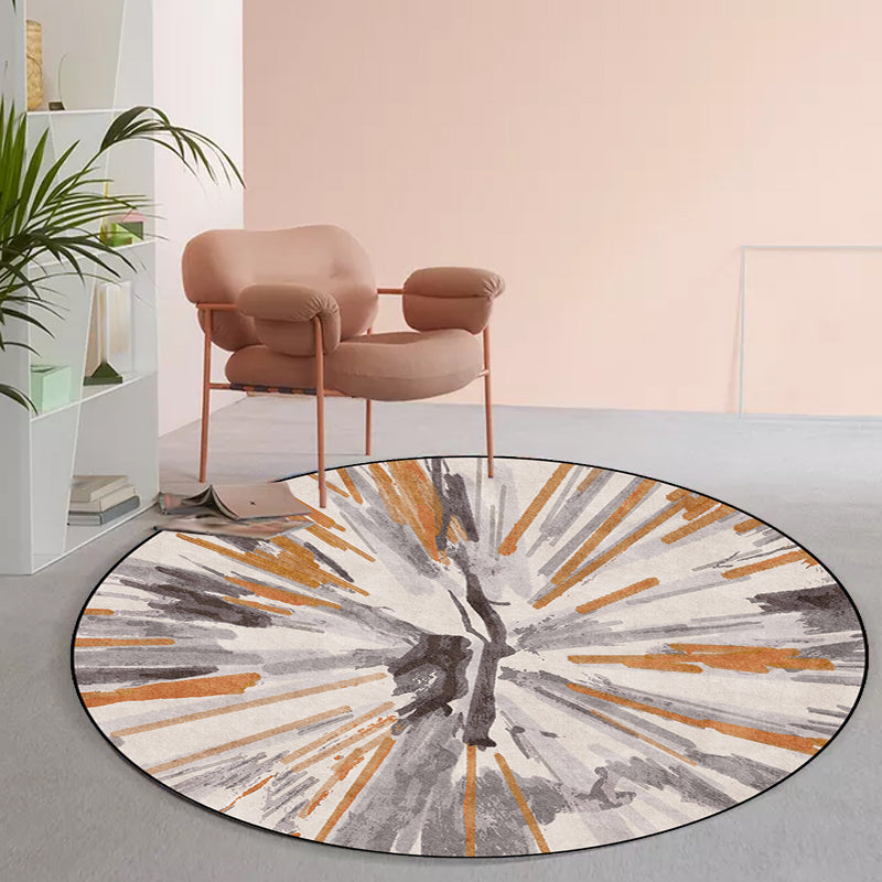 Vivolux | Stijlvol Abstract Tapijt Grijs en Bruin Nordic Tapijt Polyester Wasbaar Antislip Ondergrond Tapijt voor Woonkamer
