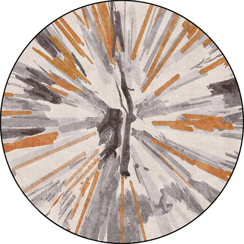 Vivolux | Stijlvol Abstract Tapijt Grijs en Bruin Nordic Tapijt Polyester Wasbaar Antislip Ondergrond Tapijt voor Woonkamer