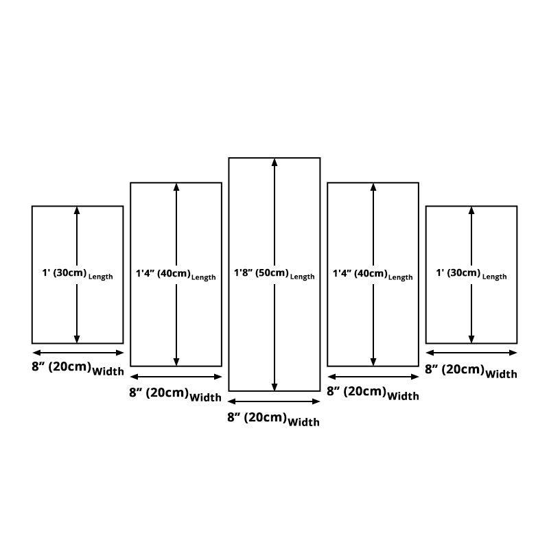 Vivolux | Blauwe Golden Gate Bridge Canvas Print Multi-Piece Wereld geïnspireerde Woonkamer Muurdecoratie