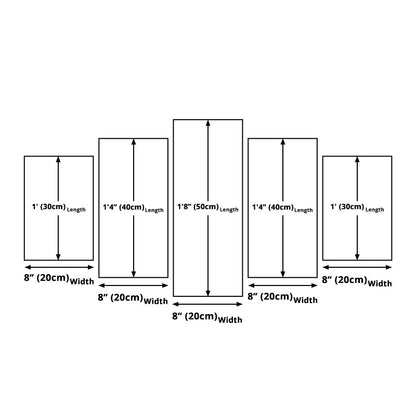 Vivolux | Blauwe Golden Gate Bridge Canvas Print Multi-Piece Wereld geïnspireerde Woonkamer Muurdecoratie