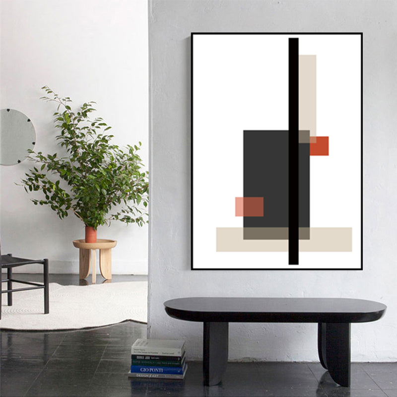 Vivolux | Farbblock Wandkunst Dekor Nordische Ästhetik Texturiertes Hausinterieur Leinwanddruck